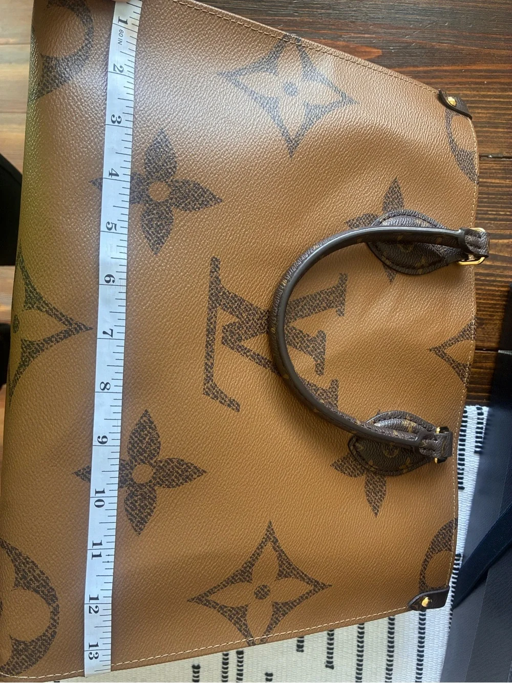 Louis Vuitton Monogram Giant Pattern Tote in Brown